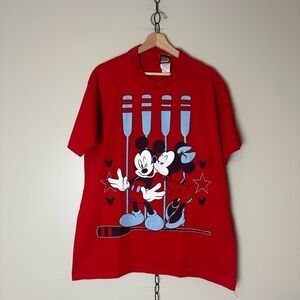 Vintage Disney Mickey Mouse Minnie Mouse Love T-shirt Size XL